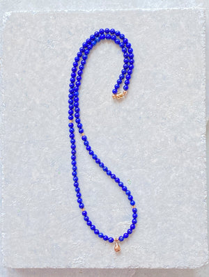 108 Mala Bracelet Lapis Lazuli Crystal