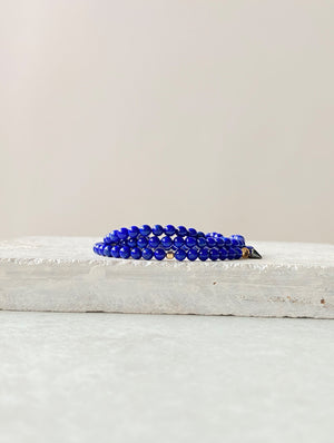 Lapis Lazuli Spike 108 Mala
