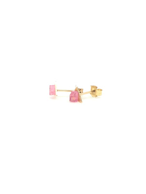 Pink Tourmaline Earring