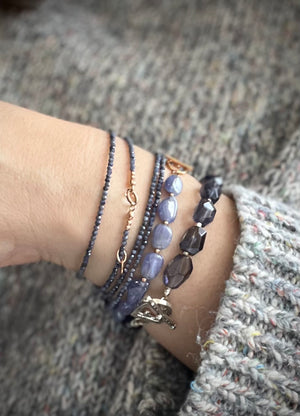 Sapphire Thread Bracelet
