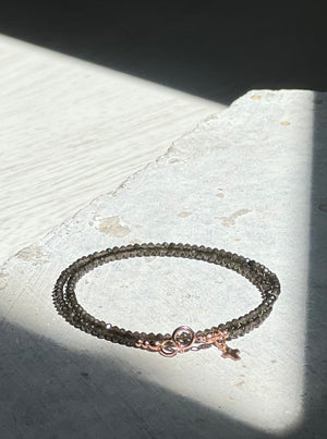 Black Obsidian Thread Bracelet